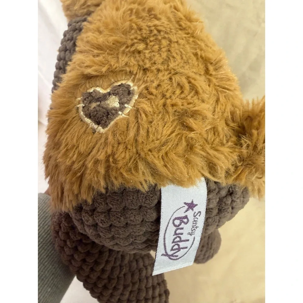 Scentsy Buddy Barnabus the Bear Plush Stuffed Animal Brown Grey Textured New Tag